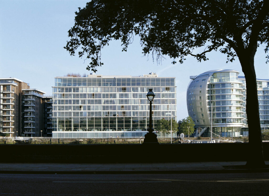 exterior of Riverside Apartments and Studio