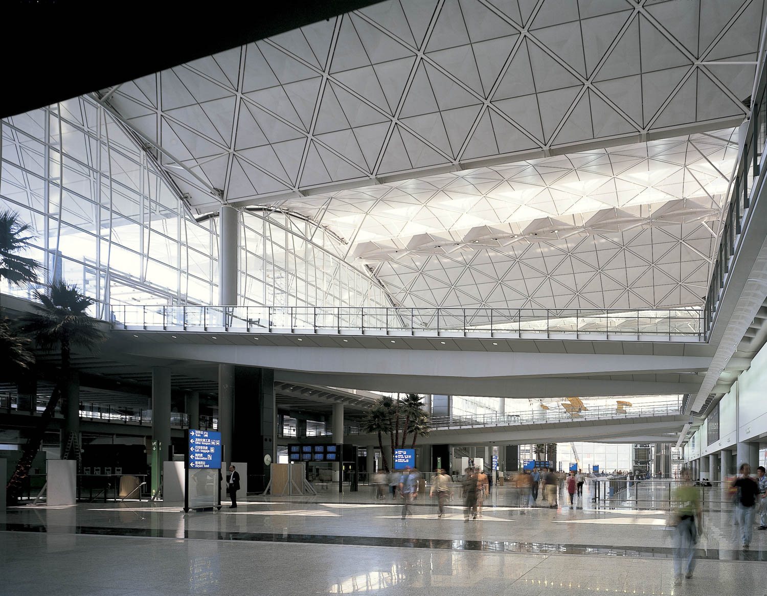 interior of Hong Kong International Airport