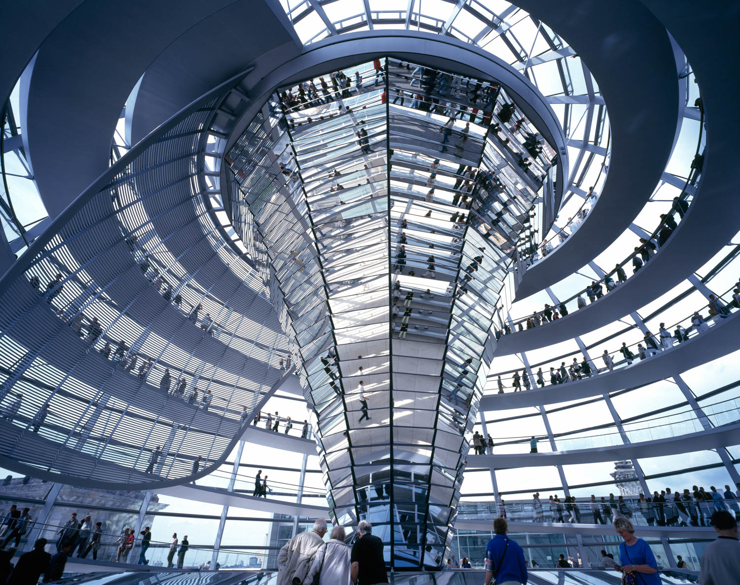 interior of German Parliament building