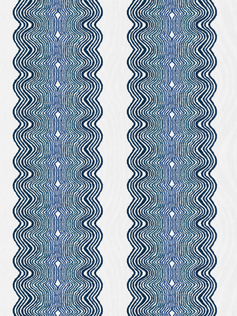 blue wave fabric